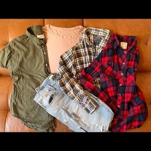 Fall Bundle - Flannel / Long Sleeve / Button Up